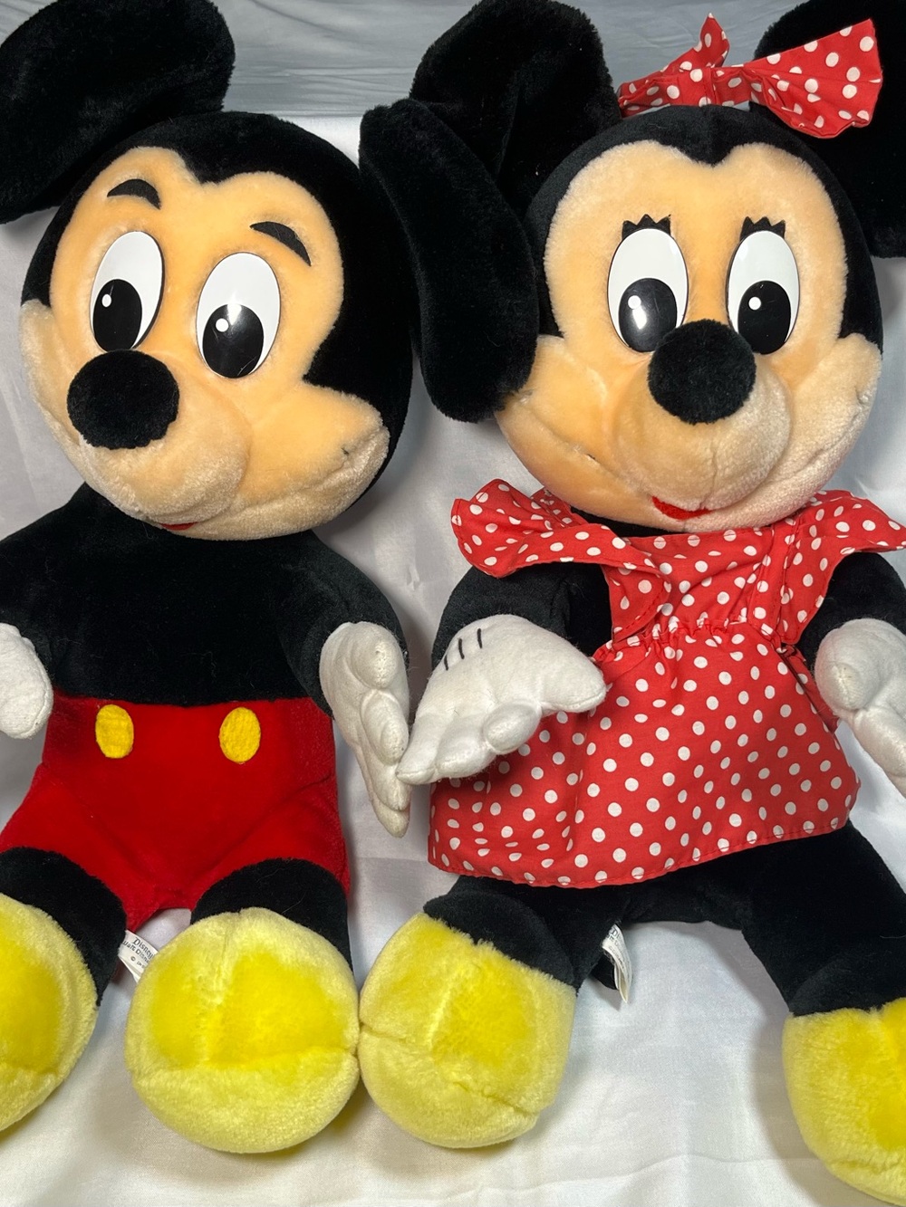 Vintage 1980s Disneyland‎ Disney World Mickey Minnie Mouse Plush Lot 17”